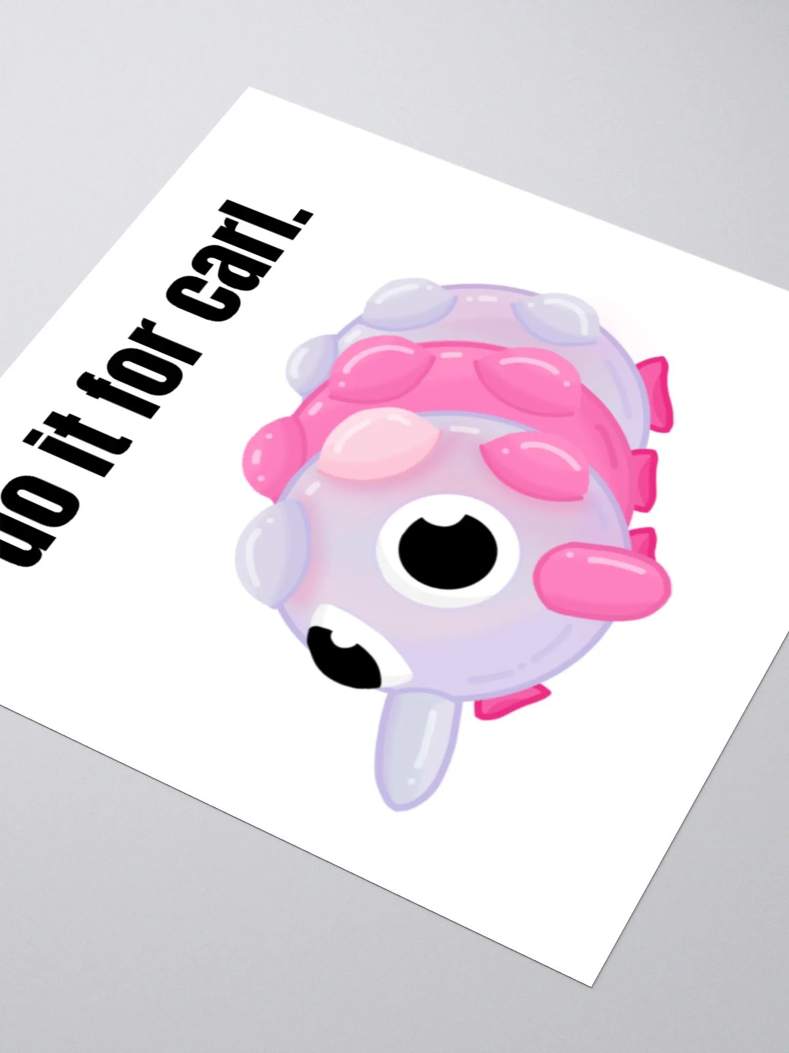 Carl Vinyl Sticker product image (3)