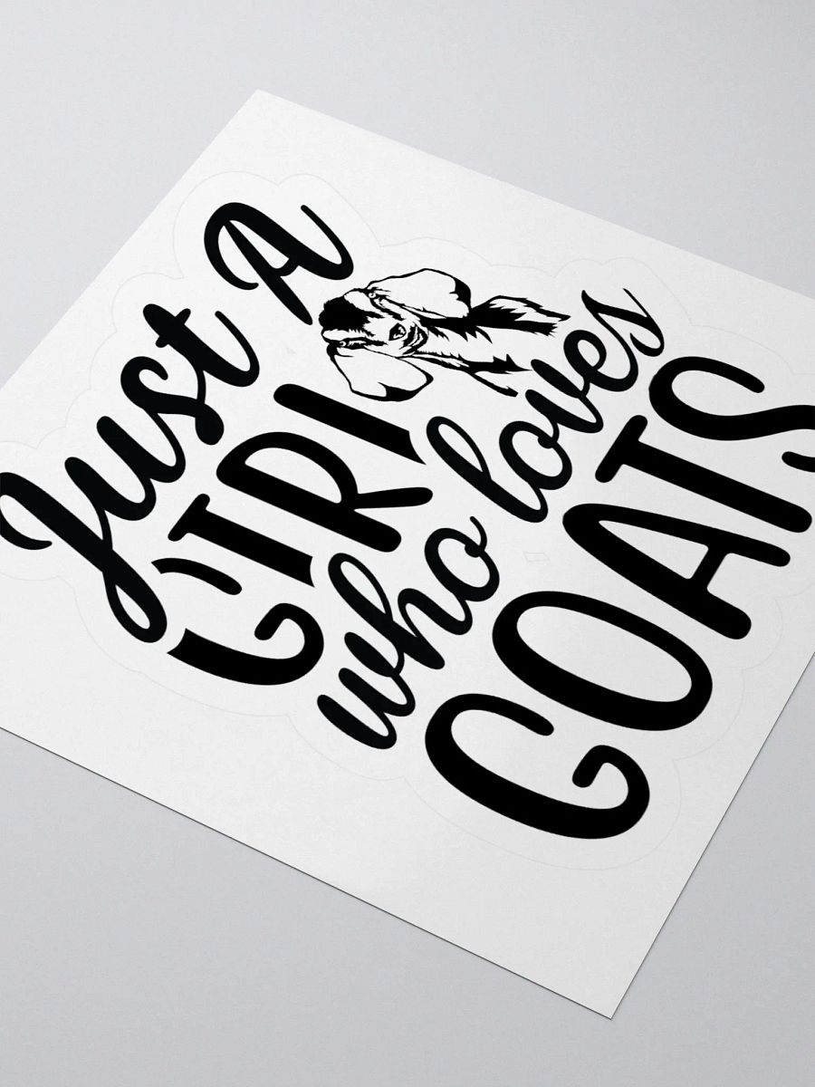 Just a Girl that Loves Nubians KISS Cut Stickers product image (6)