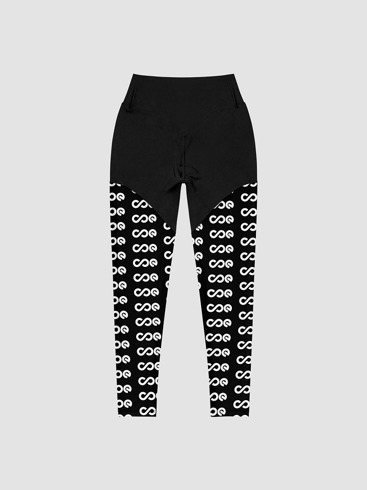 COE Premium Sports Leggings Black & White product image (2)