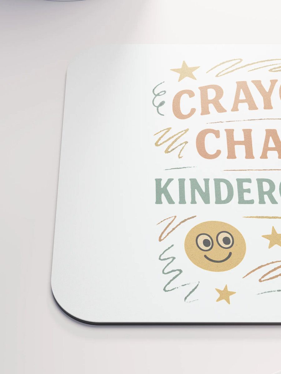 Crayons. Chaos. Kindergarten. Mouse Pad – Fun Teacher Desk Accessory product image (6)