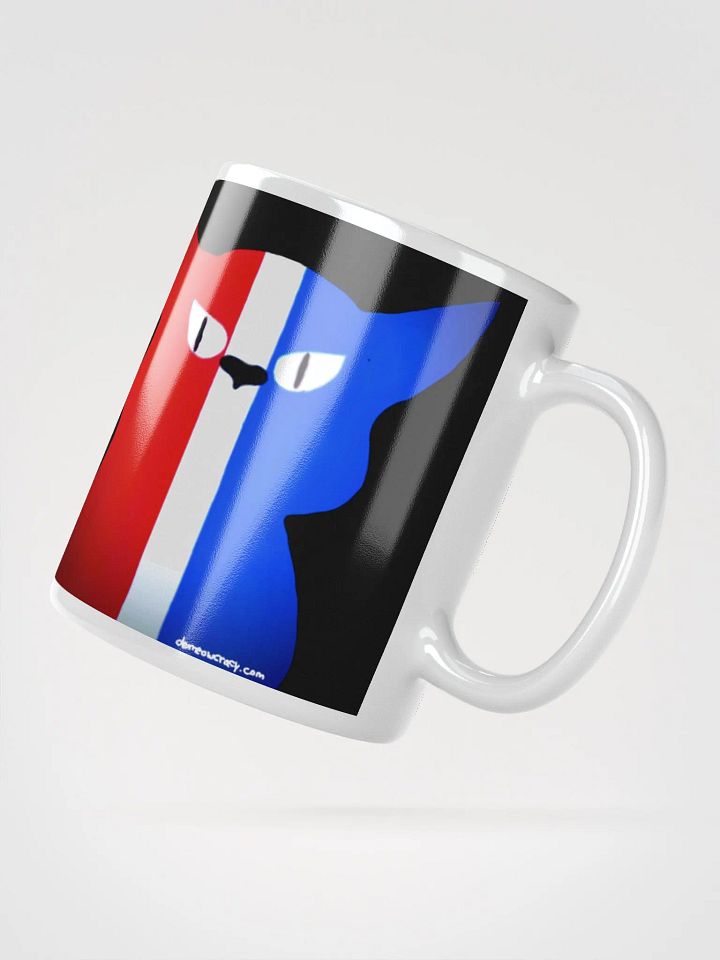 Tricolor Cat Demeowcracy Mug product image (2)