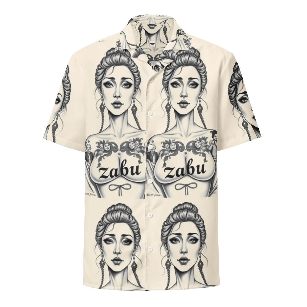 Ink Monochrome Elegance Hawaiian Shirt product image (1)