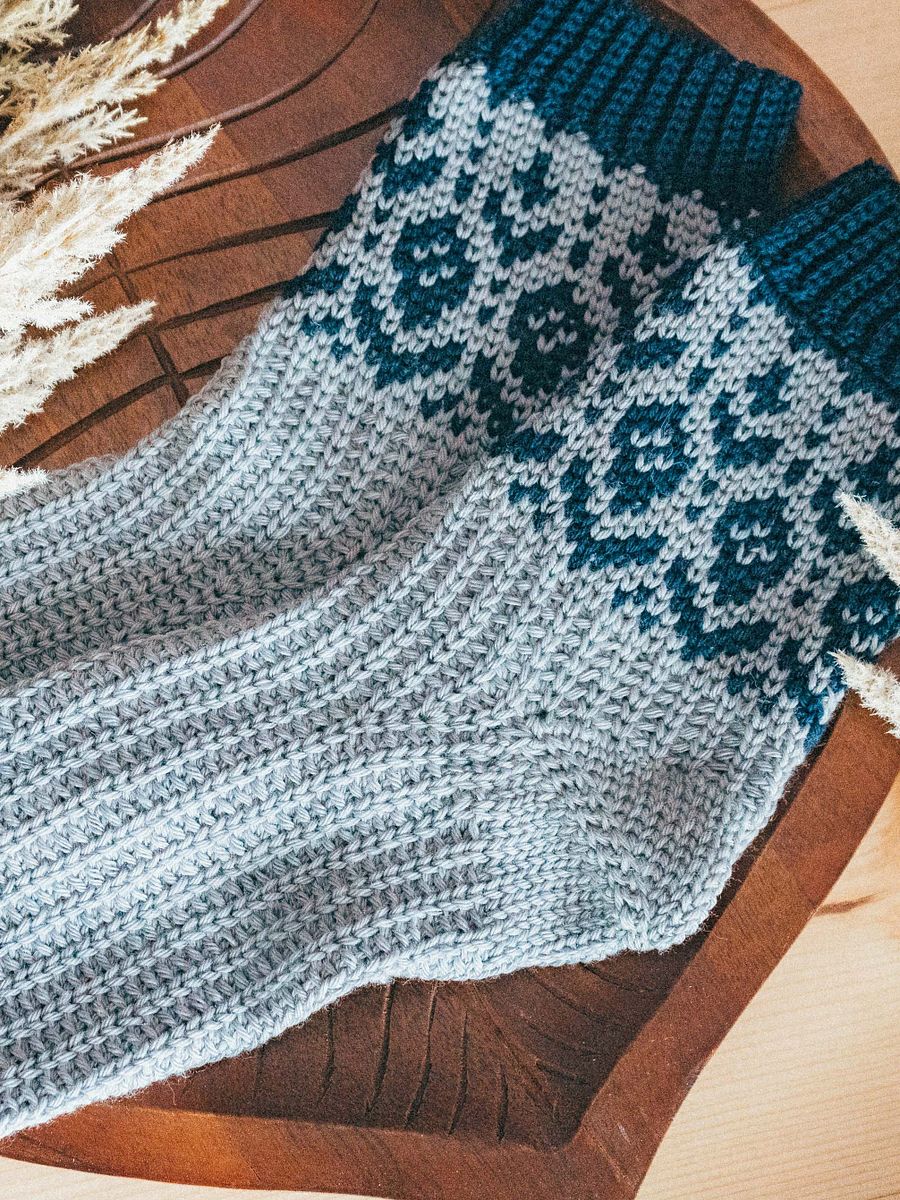 Crochet Colorwork Woodland Walker Crochet Socks - Free Pattern product image (3)