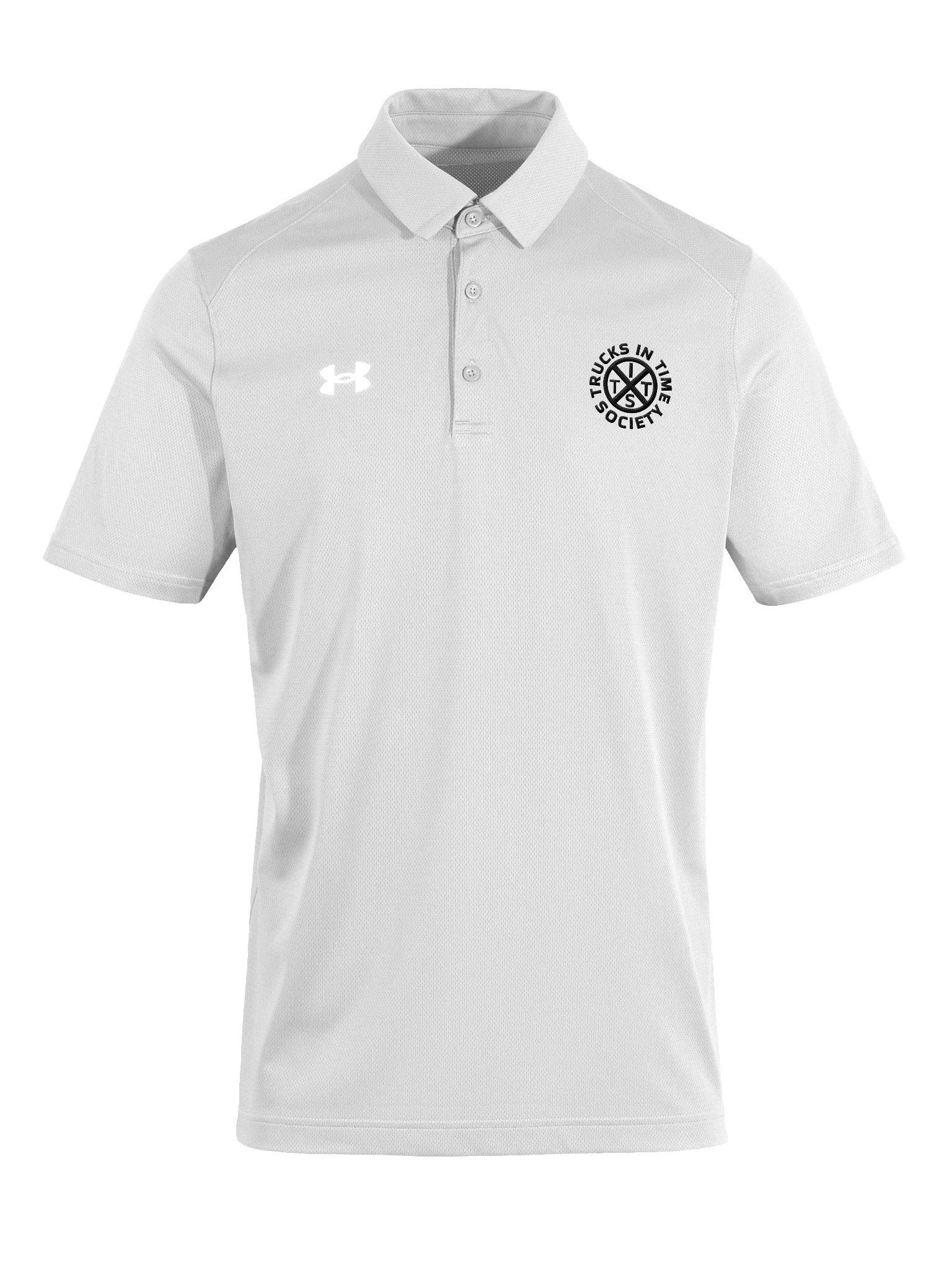 PAR3 TRUCKER Men's Polo Shirt BLACK LOGO product image (1)