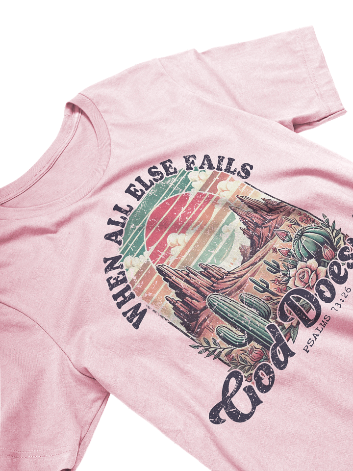 Lift Me Up Lord God Does Not Fail Bible Verse Western Themed product image (2)
