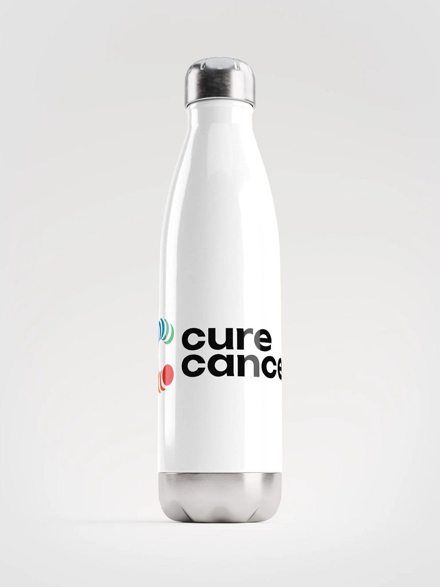 Cure Cancer | Logo Drink Bottle - White product image (1)