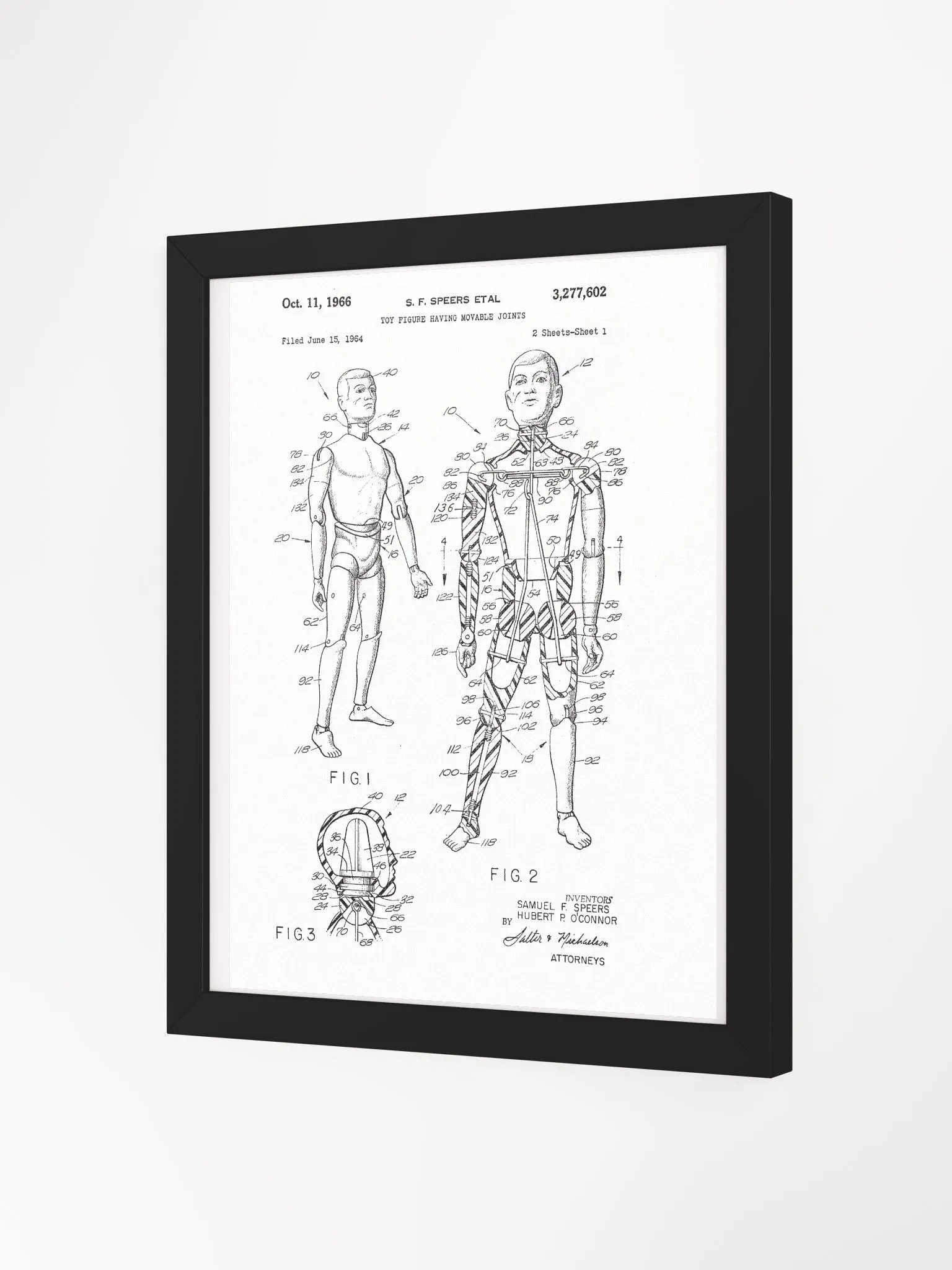 Patent Line Art Print - GIJoe First Action Figure product image (7)