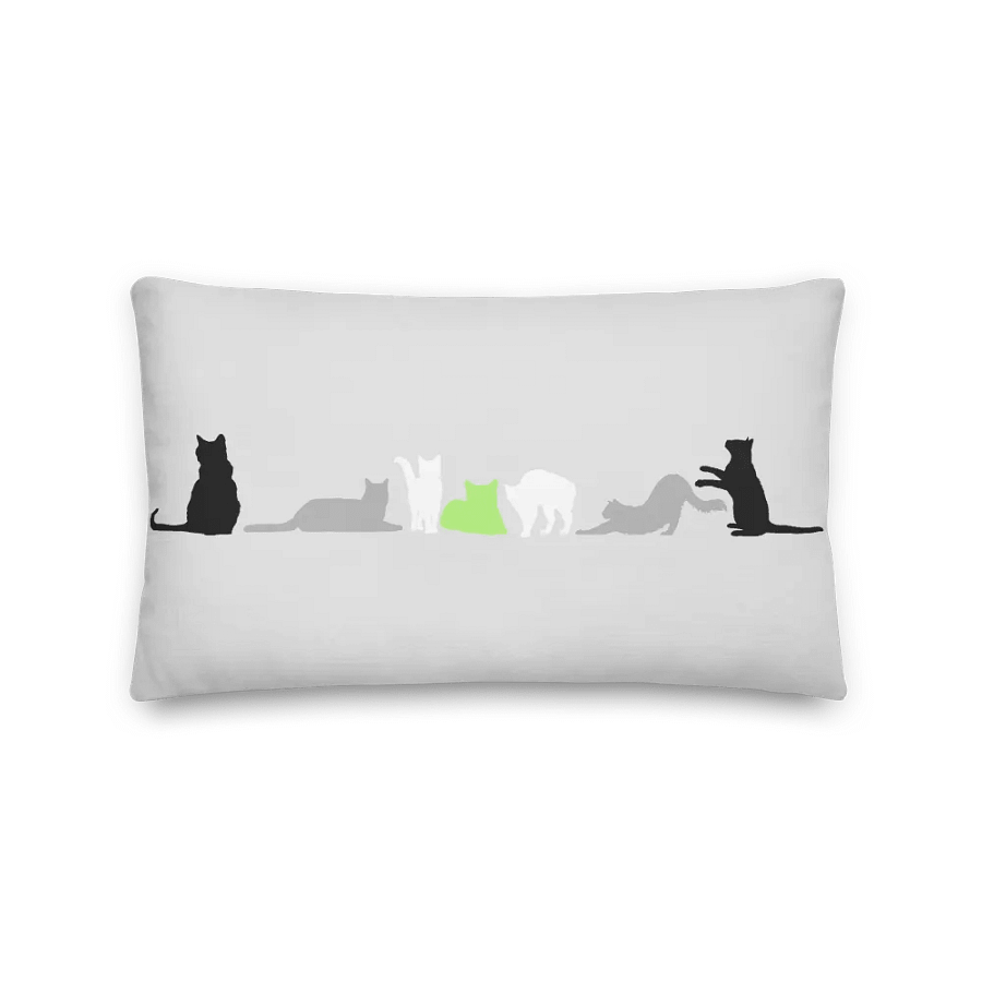 Agender Pride Kitty Pillow product image (5)