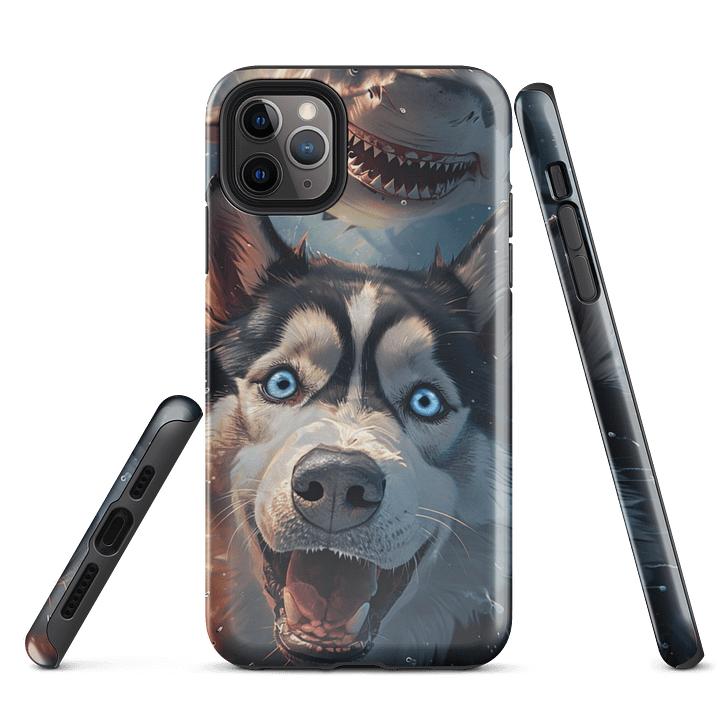 Surreal Husky vs. Shark iPhone® Tough Case product image (5)