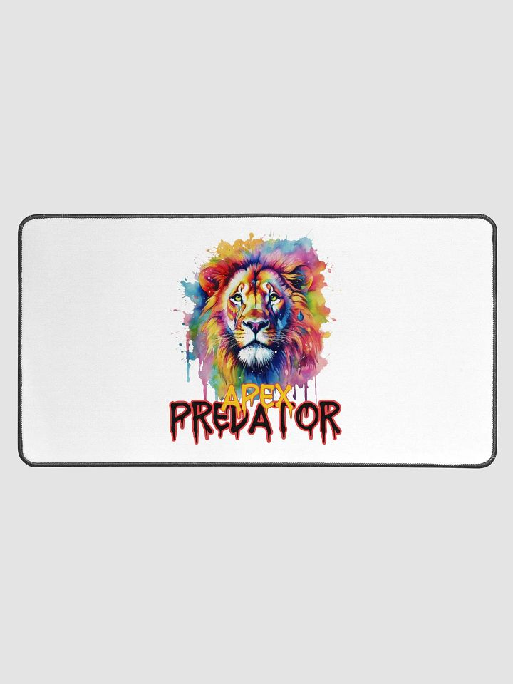 Vibrant Lion Apex Predator Desk Mat product image (1)