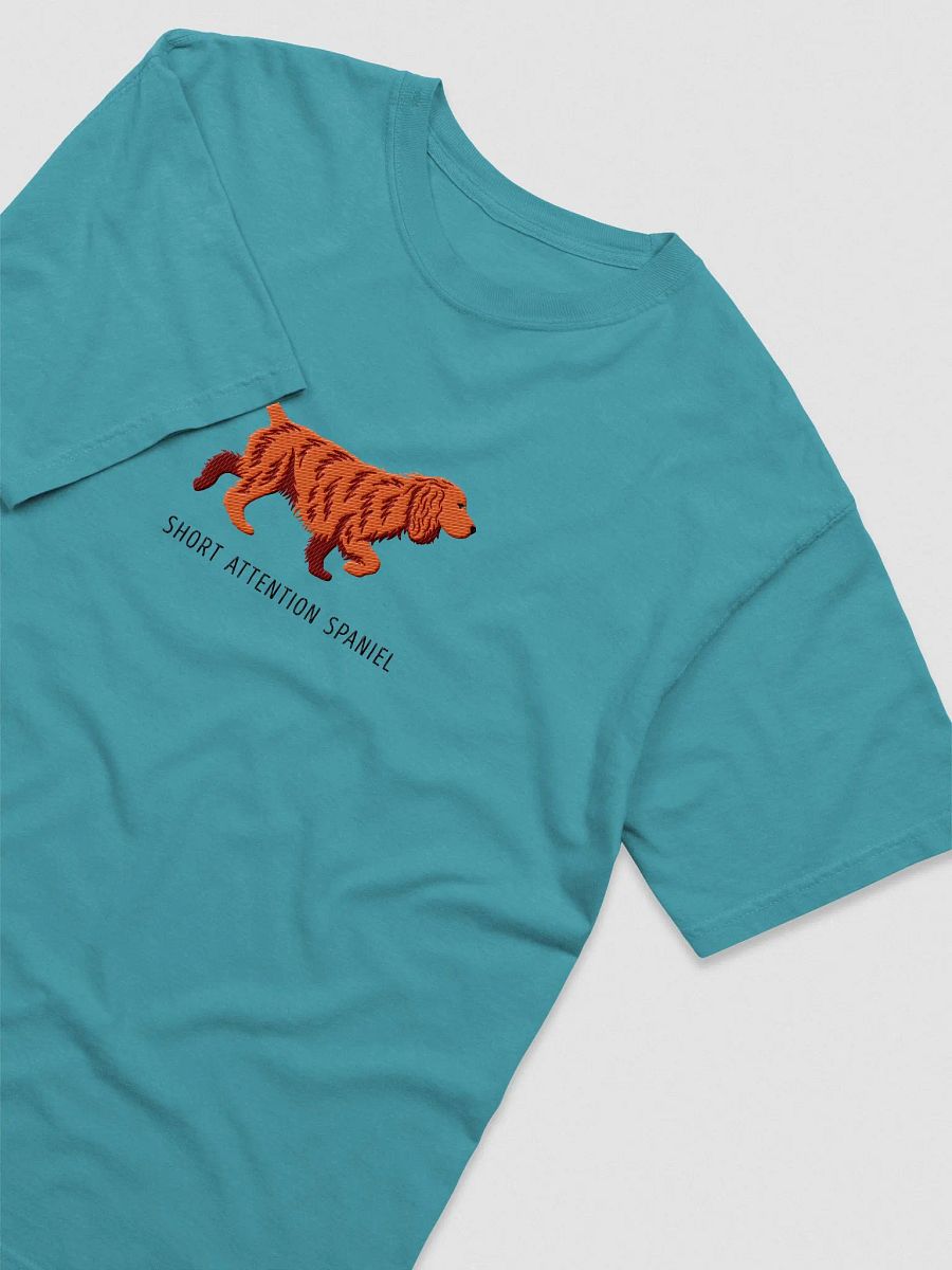 Short Attention Spaniel T-Shirt(Embroidered) of a Cocker Spaniel product image (5)