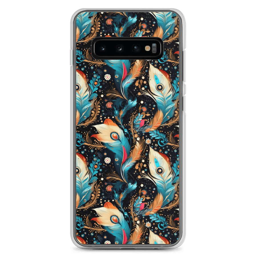 Ethereal Feathers Clear Samsung® Case product image (7)