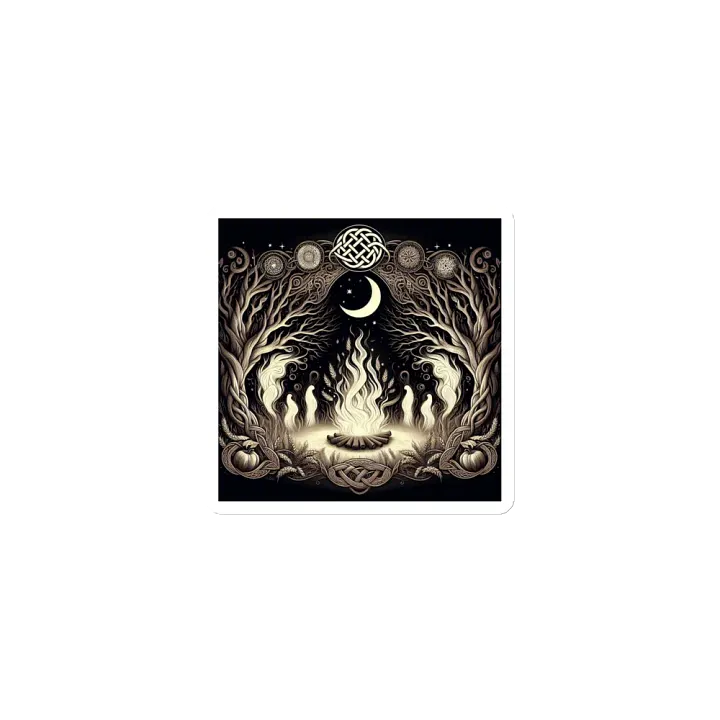 Crescent Flames, Die Cut, Slimline, Fade Proof Magnets product image (1)