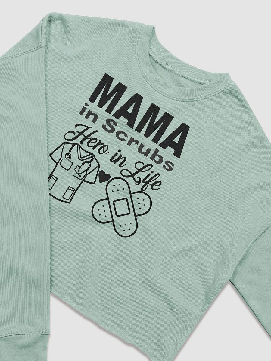 MAMA in Scrubs, Hero in Life Fleece Crop Sweatshirt product image (5)
