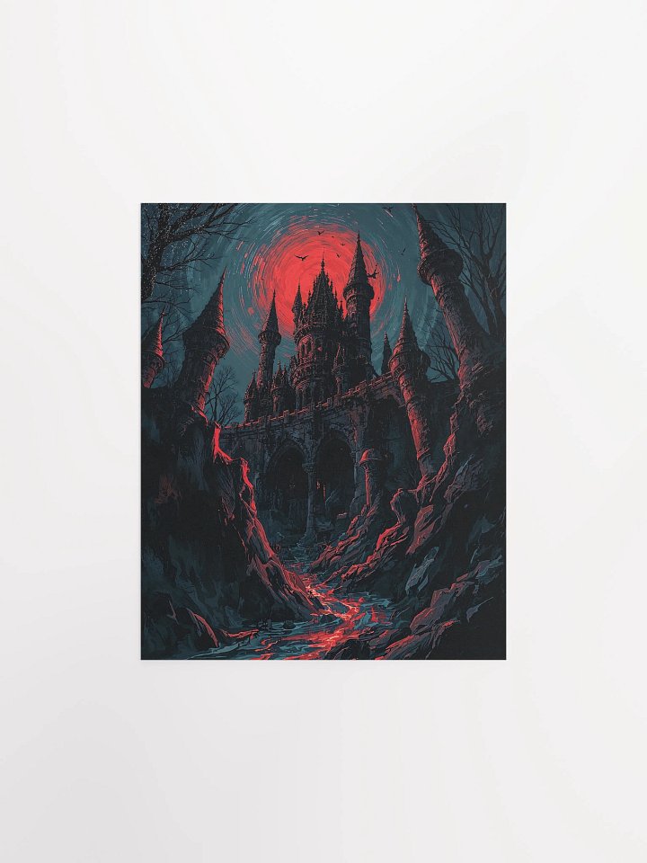 The Blood Moon Citadel Matte Poster product image (3)