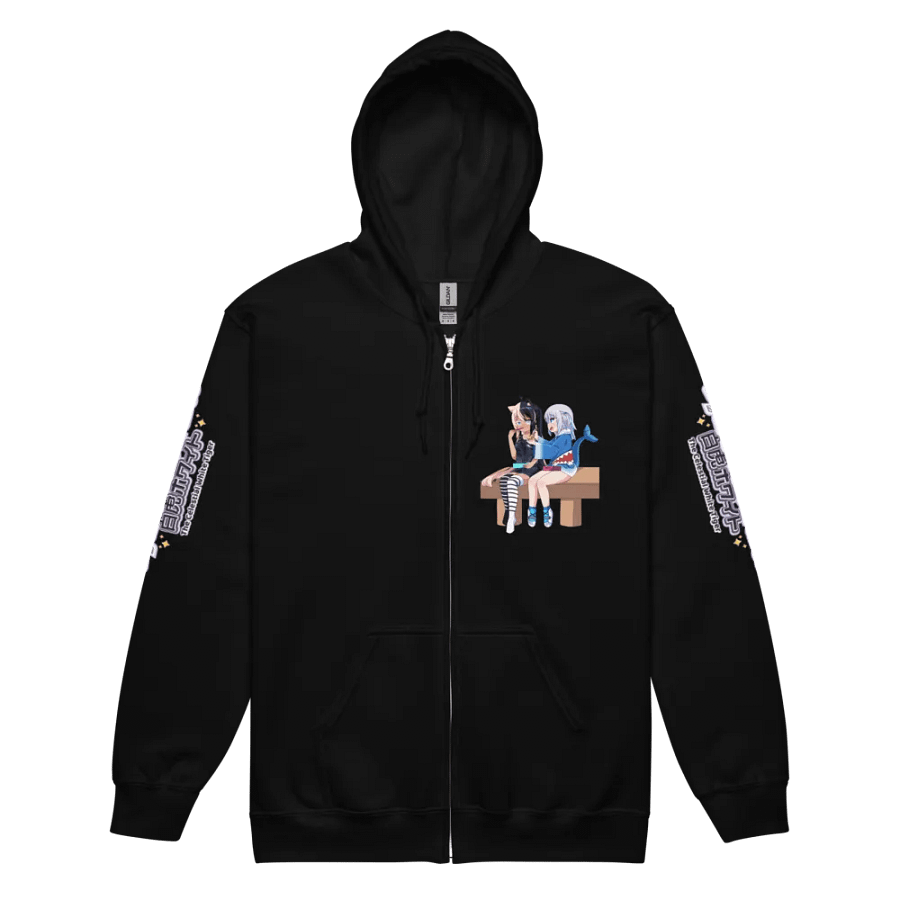 Heavy Blend Zip Hoodie (Unisex) - Byakko x Gura Edition product image (7)