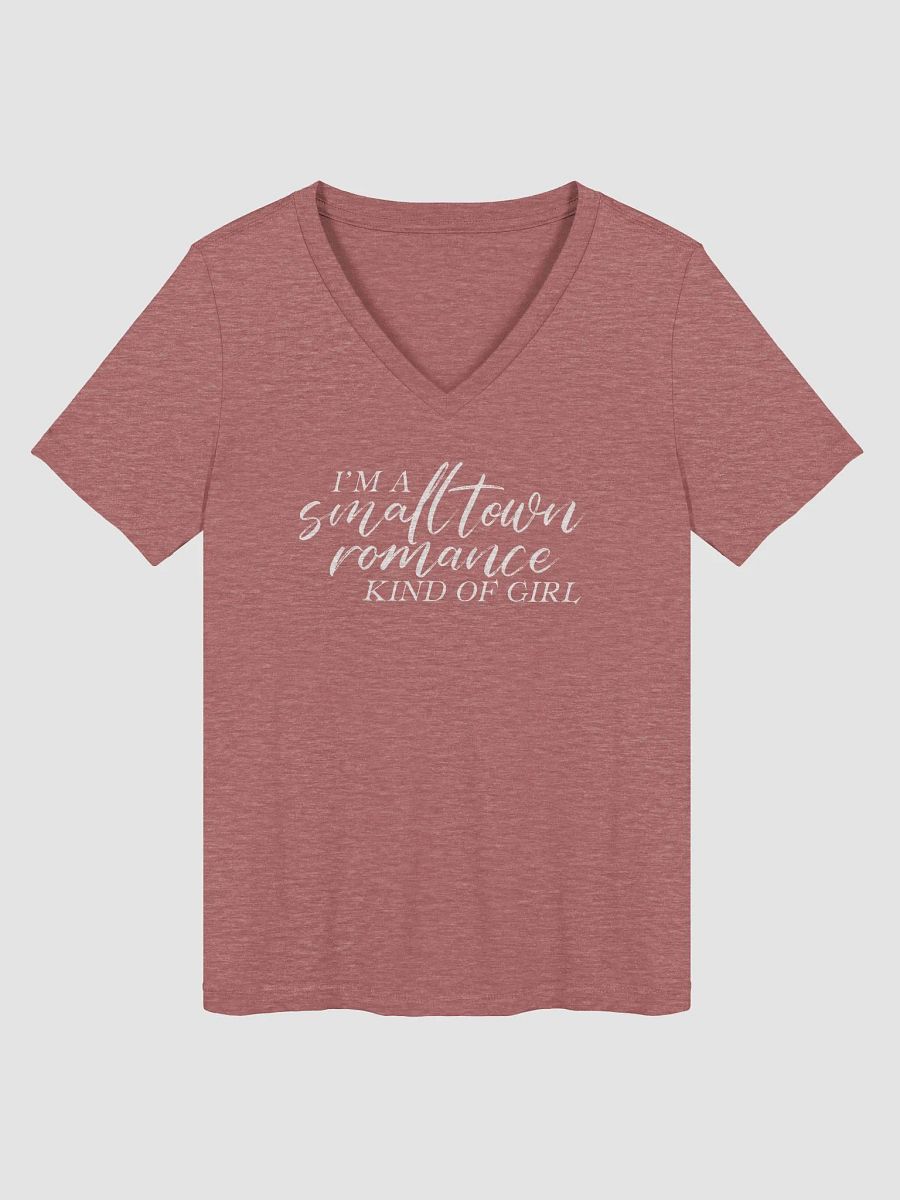 I'm a Small Town Romance Kind of Girl V-Neck Tee product image (1)
