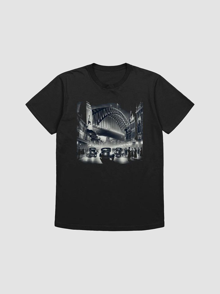 Moonlit Elegance Over Sydney Harbor (Front Print Mens Tee) product image (1)