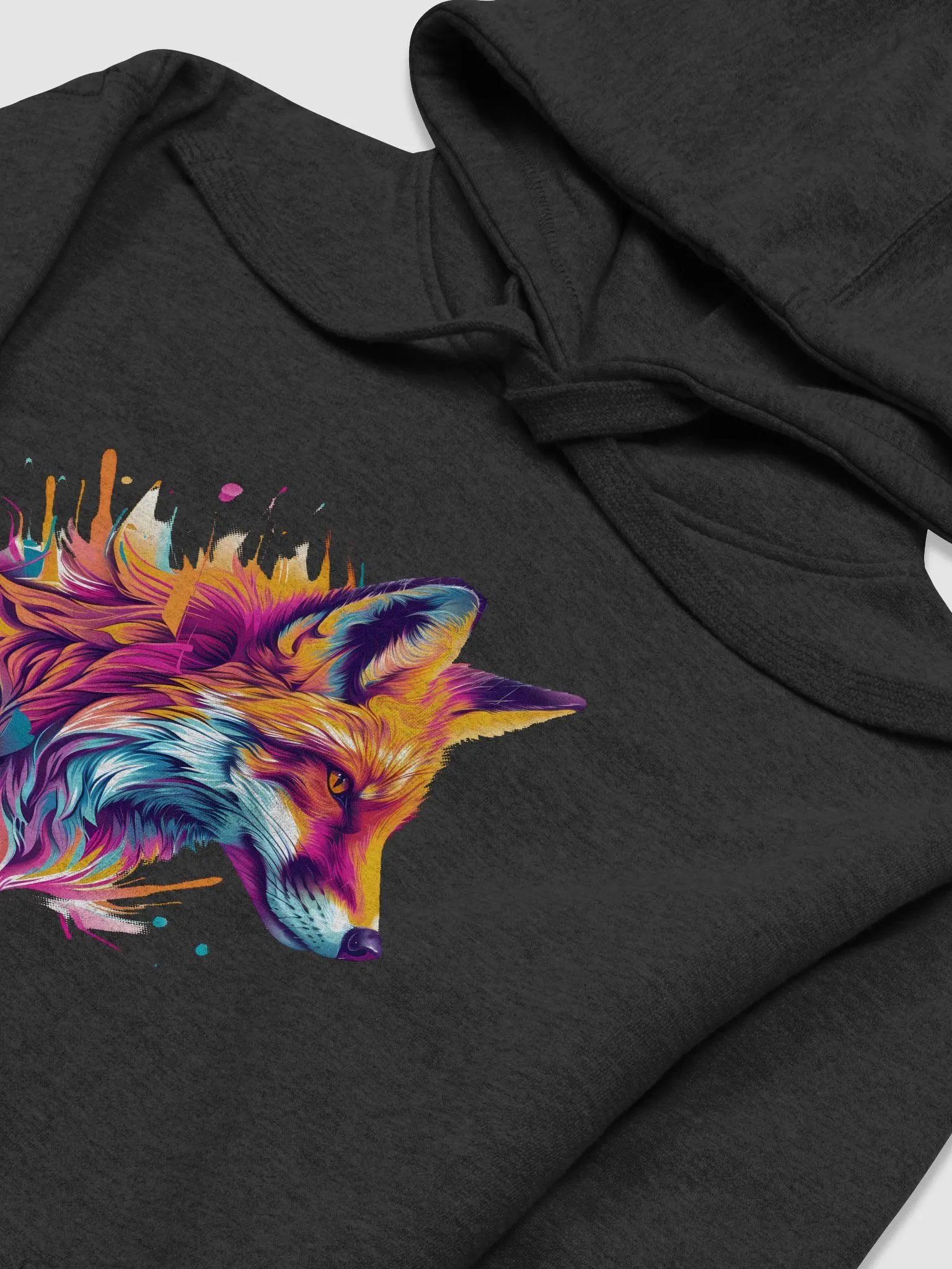 Vibrant Fox Graffiti Art Unisex Hoodie product image (29)