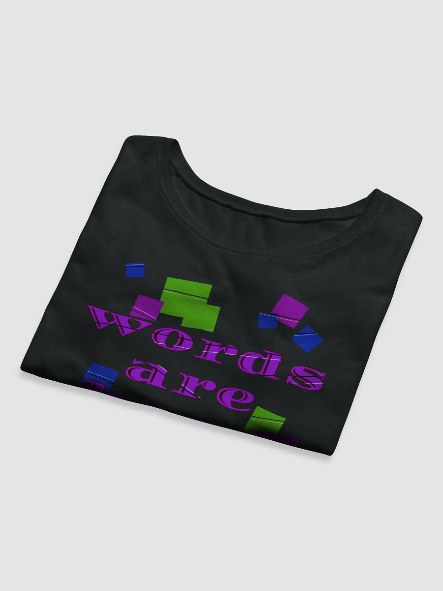 words are hard crop top product image (15)
