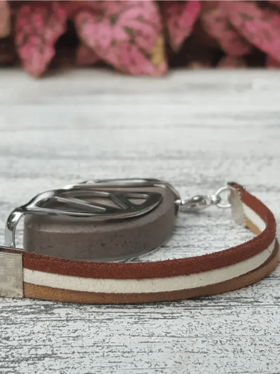 Campfire Faux Suede Bracelet | Handmade Accessory for Bellabeat Leaf Urban & Ivy product image (1)