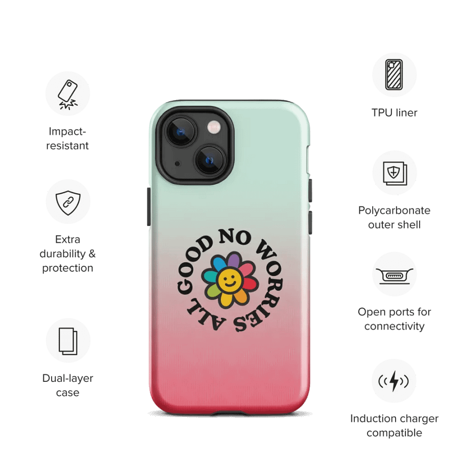 All Good Circle Tough iPhone Case product image (26)