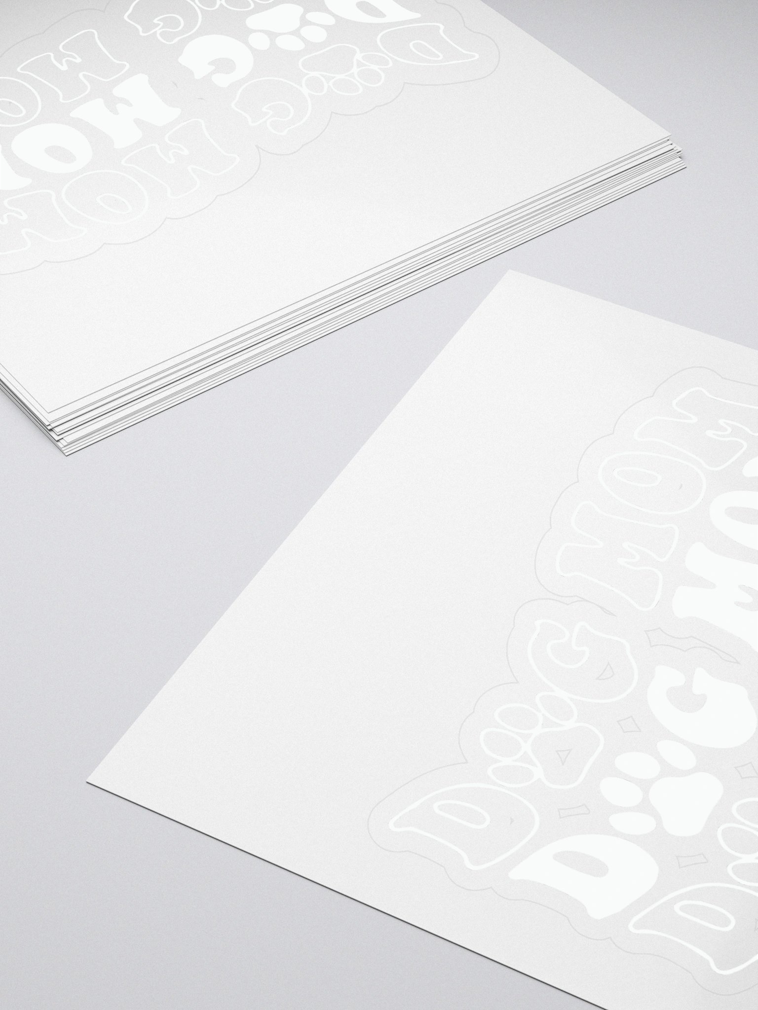 Dog Mom Kiss Cut Stickers product image (4)