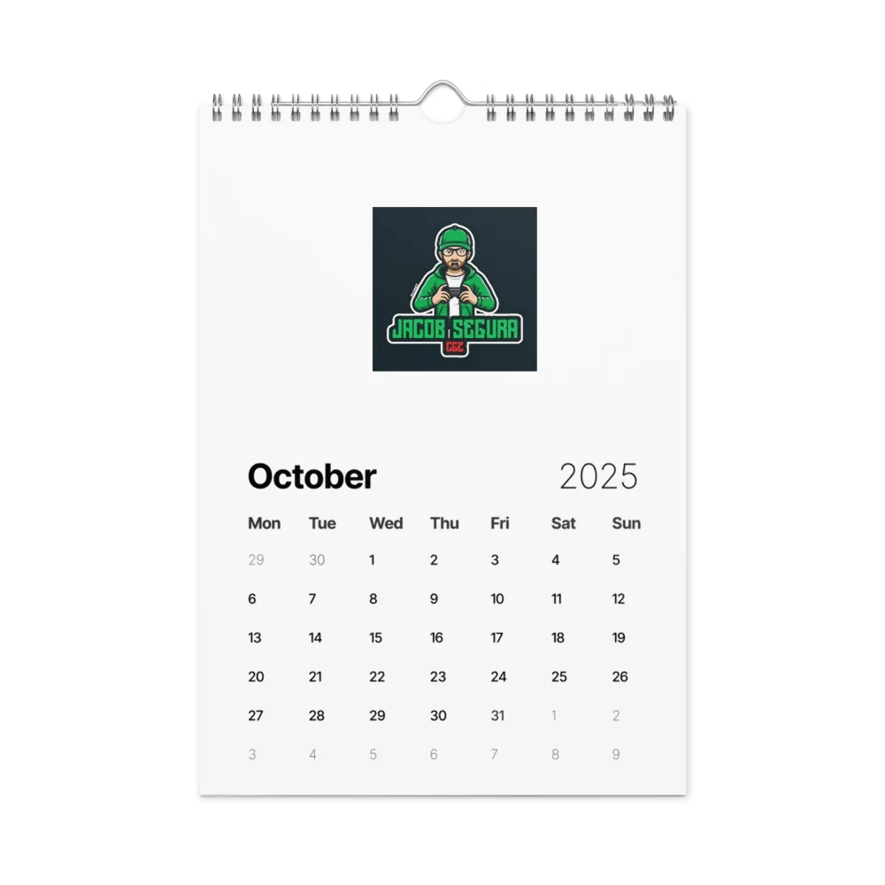 Jacob segura CGZ 2025 Calendar product image (12)