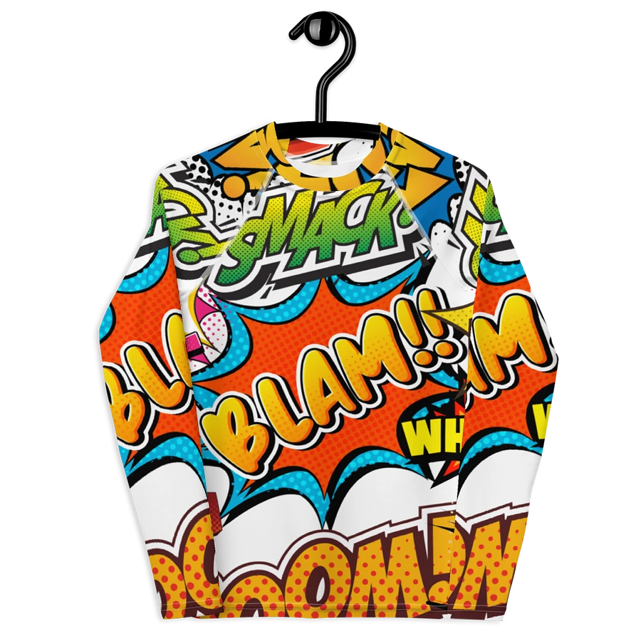 Dynamic Comic Action All-Over Print Youth Rash Guard product image (35)