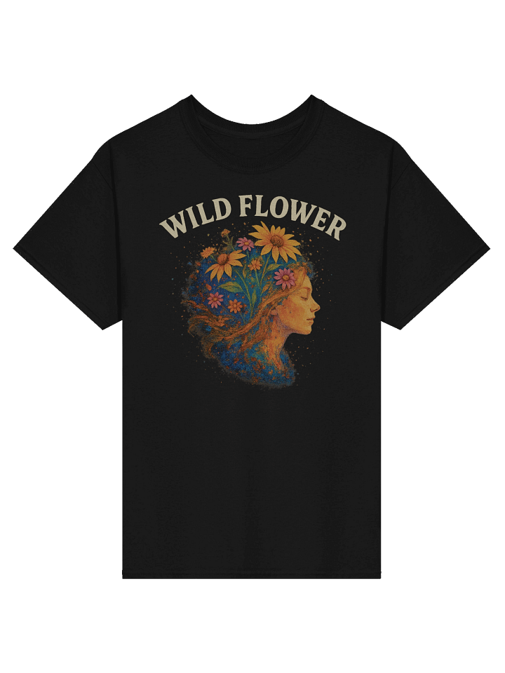 Wild Flower T-Shirt – Boho Floral Woman Art Design product image (1)