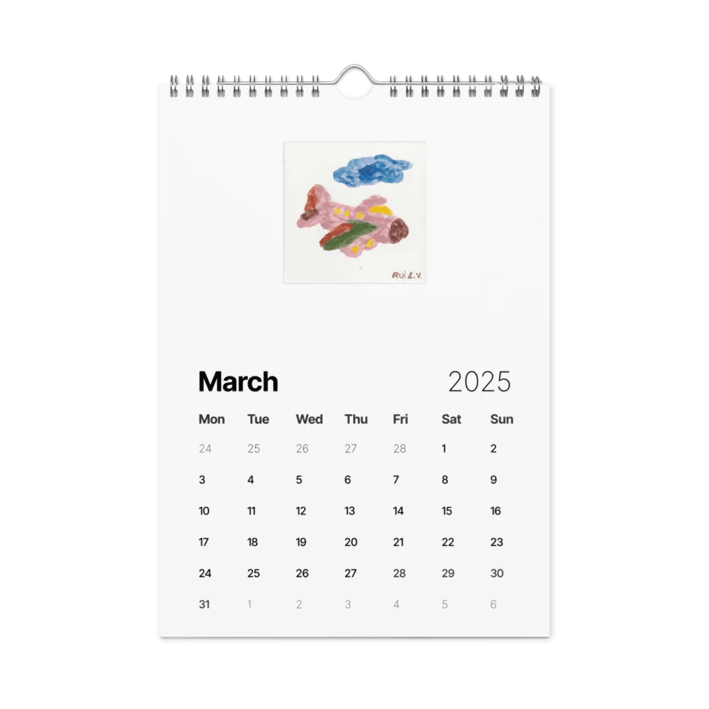 Kid Airplane (Wall Calendar 2025) product image (9)