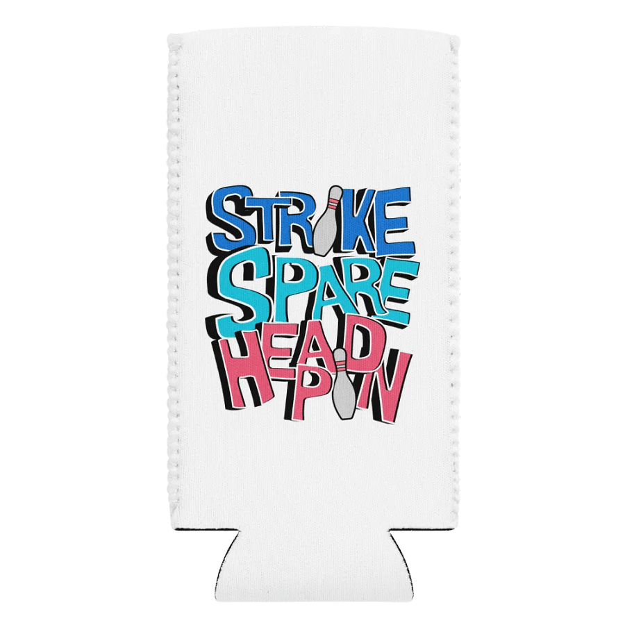 Strike Spare Headpin Bowling Can Cooler product image (1)