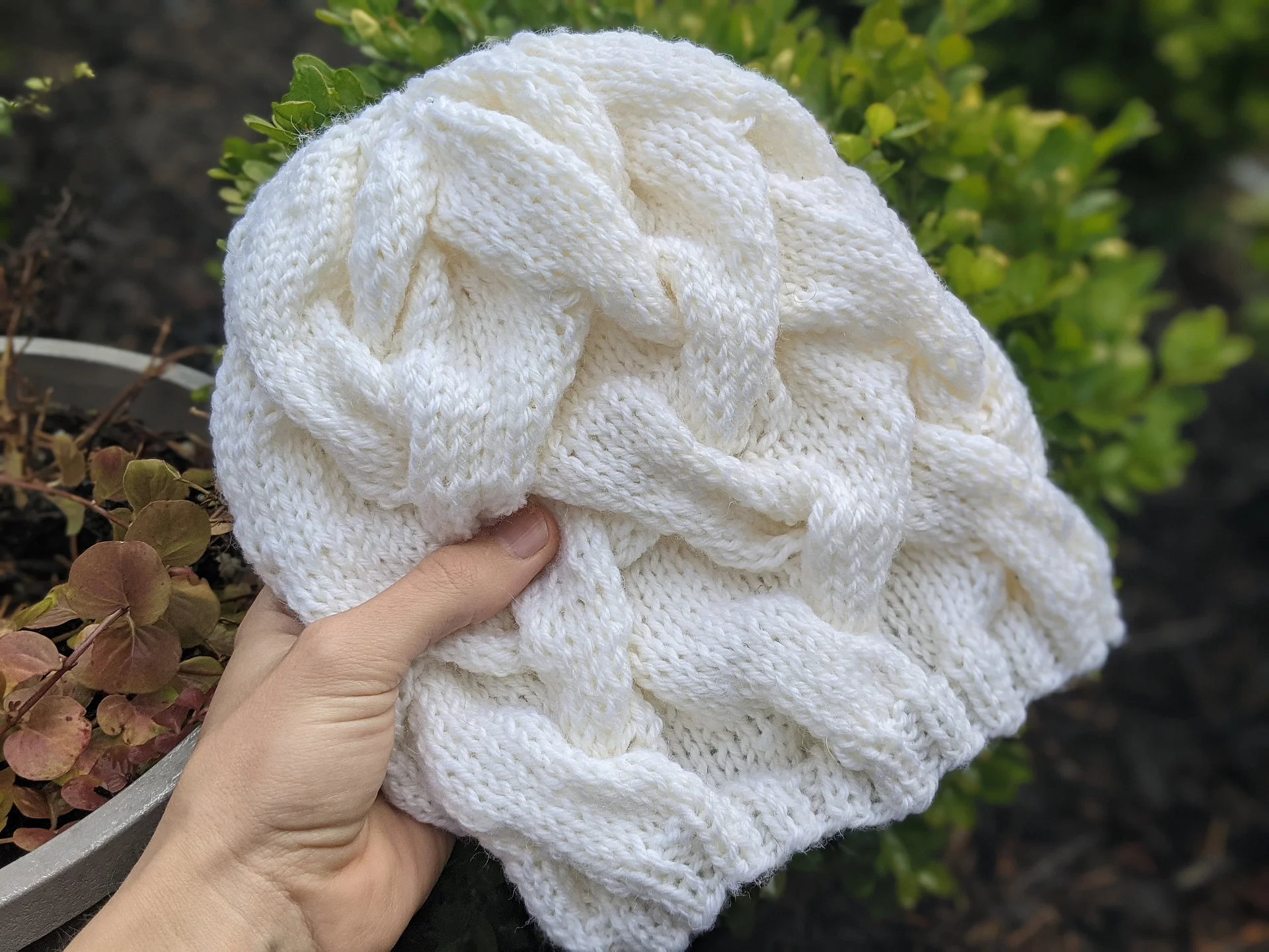 Selene Cable Knit Hat Pattern product image (3)