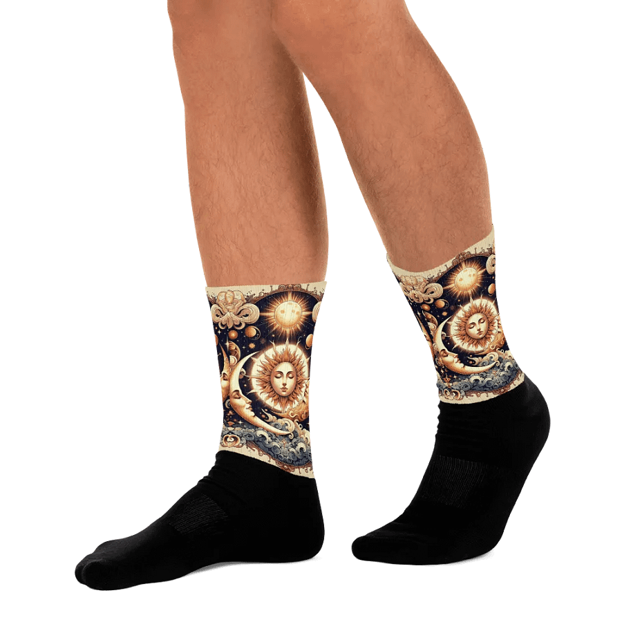 Black Foot Sublimated Socks product image (10)