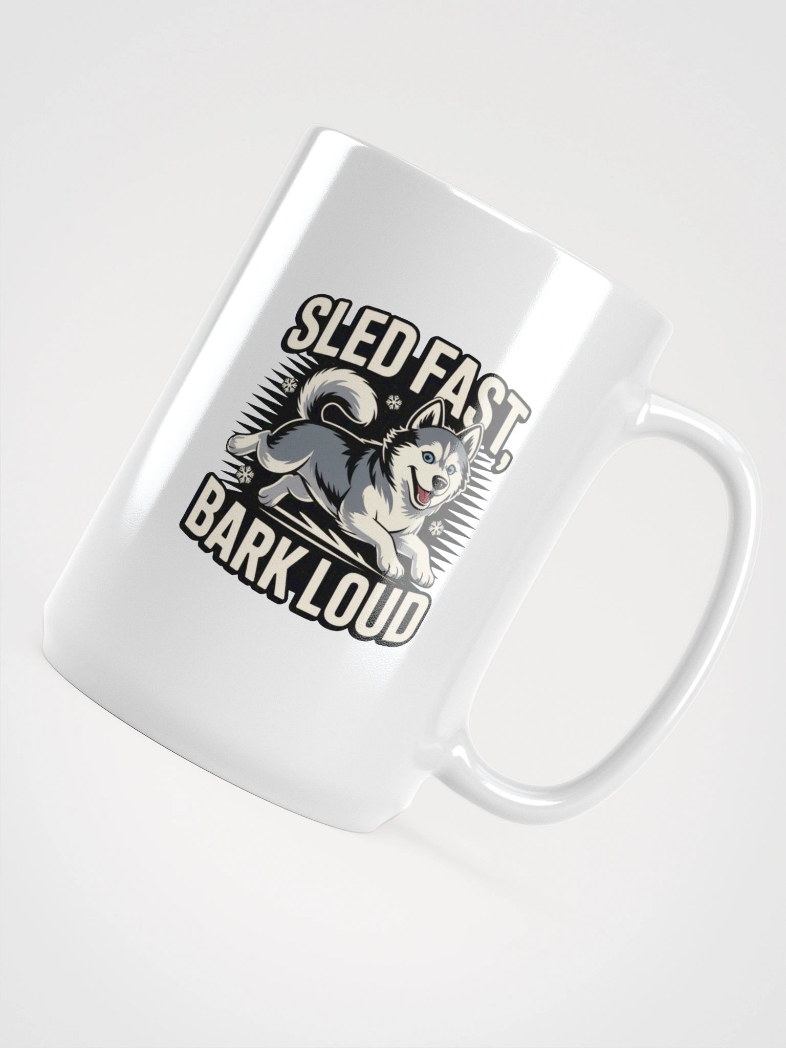 Sled Fast, Bark Loud Husky Mug product image (4)