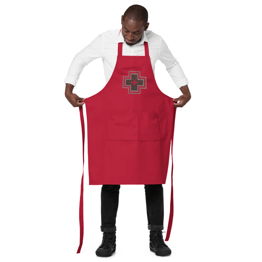 Santa Fe Cross Cotton Twill Apron product image (6)