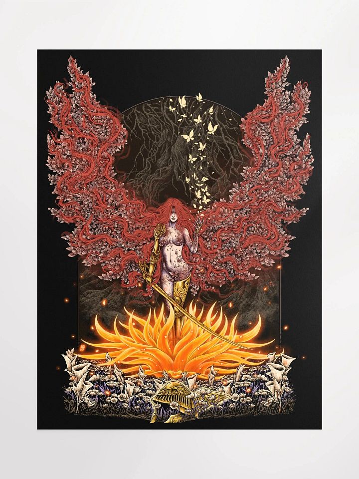 Scarlet Flower — Wall Art product image (1)