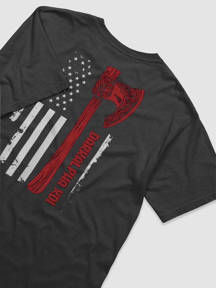 DarkAlpha American Flag Logo, Comfort Colors Garment-Dyed Heavyweight T-Shirt product image (2)