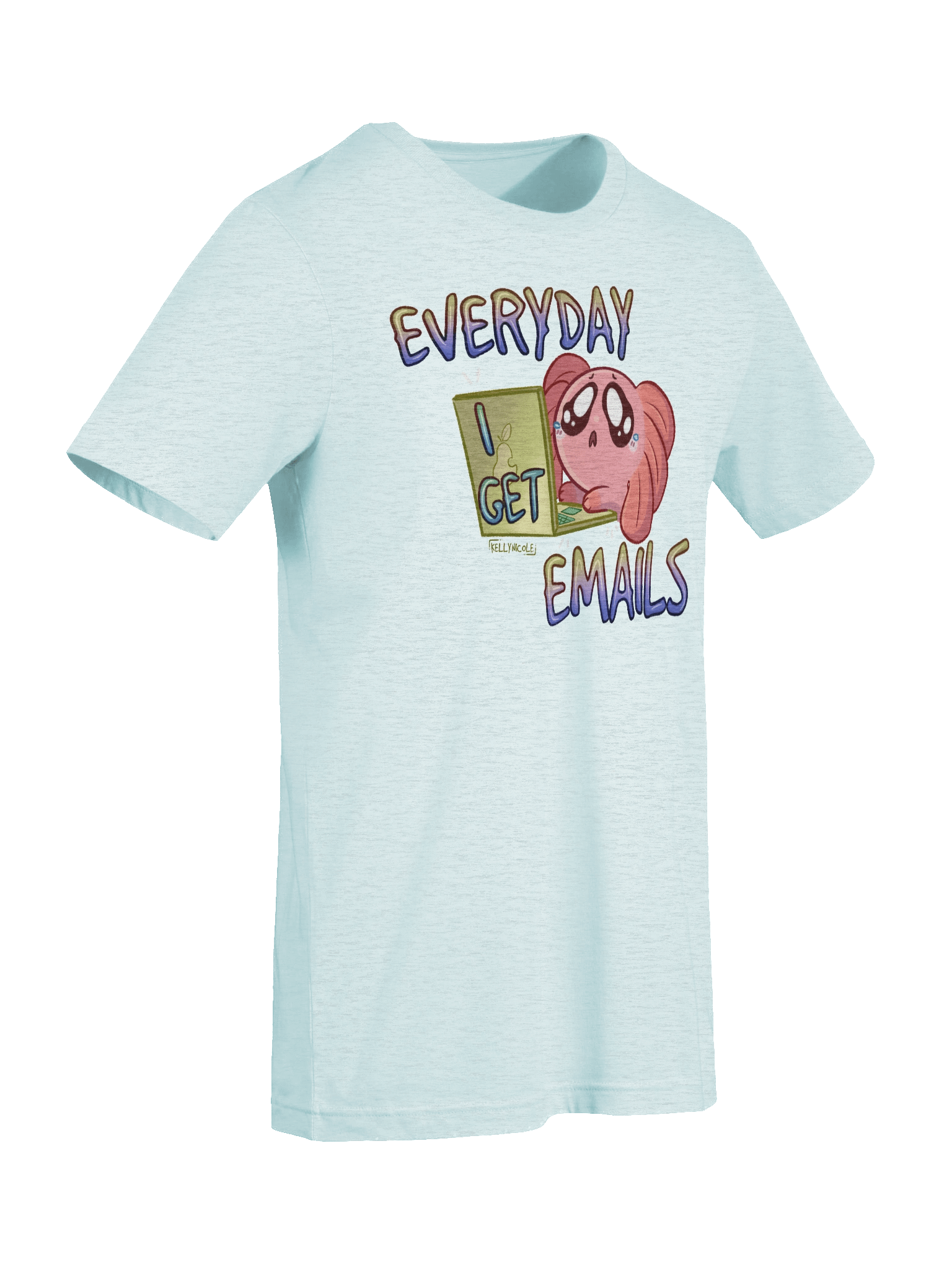 Everyday I Get Emails Spud Fitted T-Shirt product image (93)