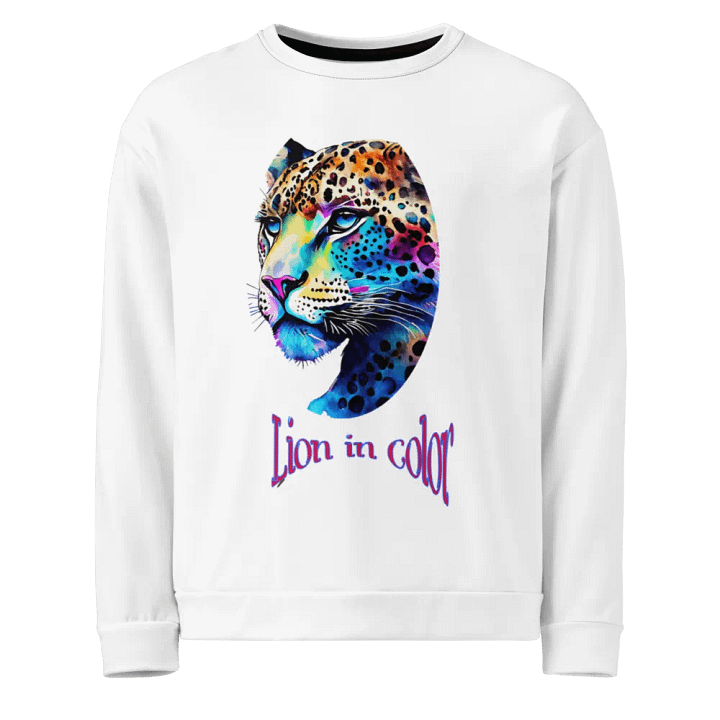 Vibrant Leopard All-Over Print Sweatshirt product image (1)