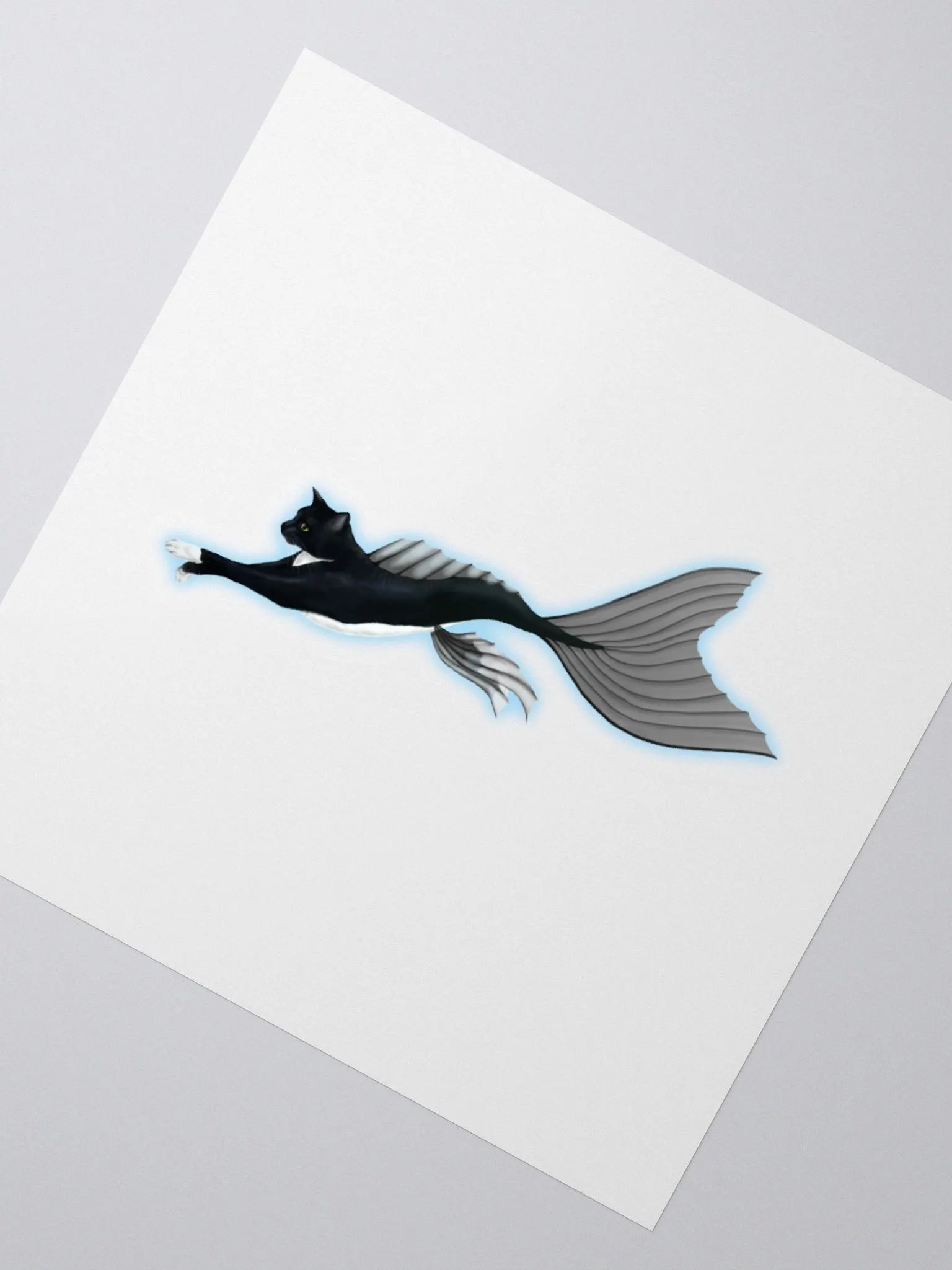Mermeow Swimming Sticker product image (6)