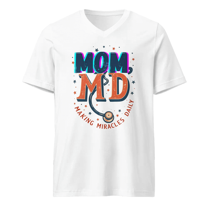 Miracle-Making Mom md V-Neck Tee product image (5)