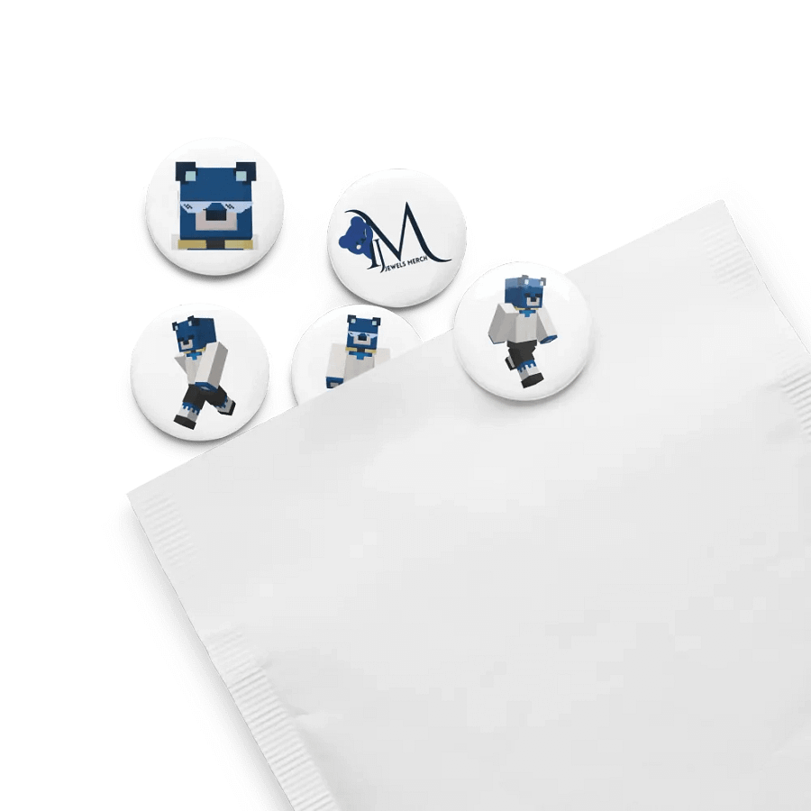 Minecraft Set of Pin Buttons product image (8)