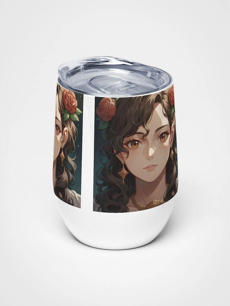 Rose Adorned Wine Tumbler product image (3)
