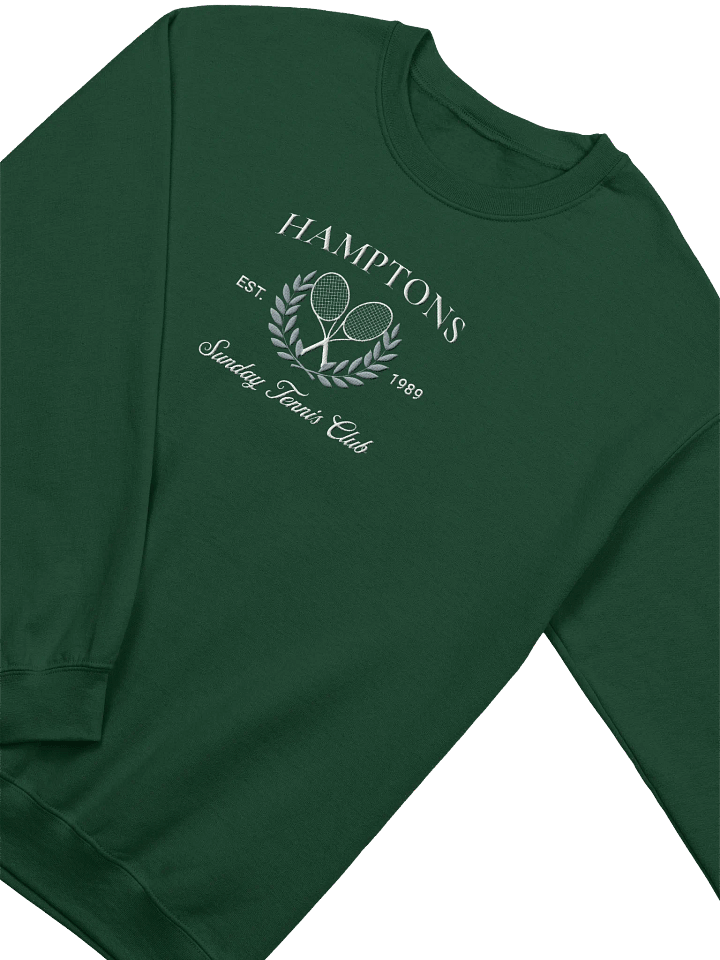 Hamptons Tennis Club Center Embroidery Crewneck product image (8)