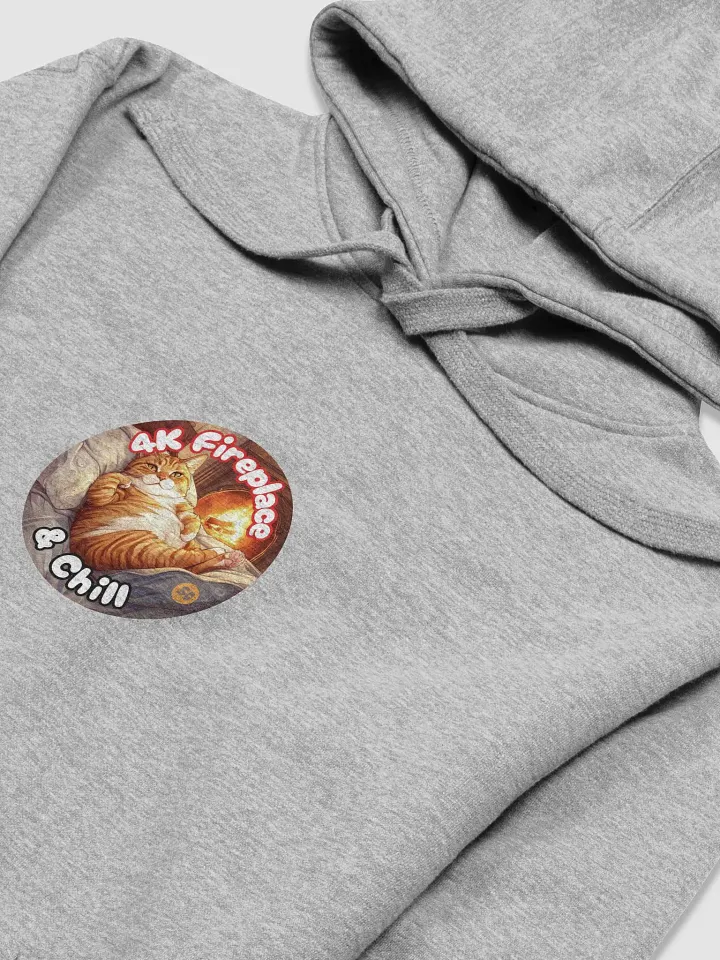 Cozy Cat - 4K Fireplace & Chill | Hoodie product image (2)