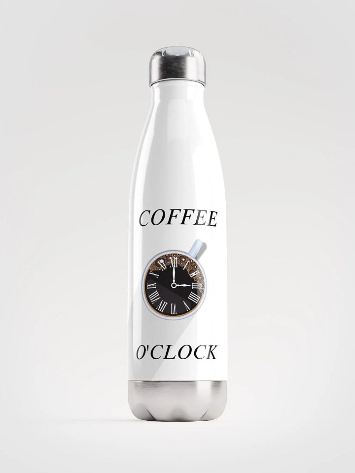 Coffee Time Stainless Steel Water Bottle product image (1)