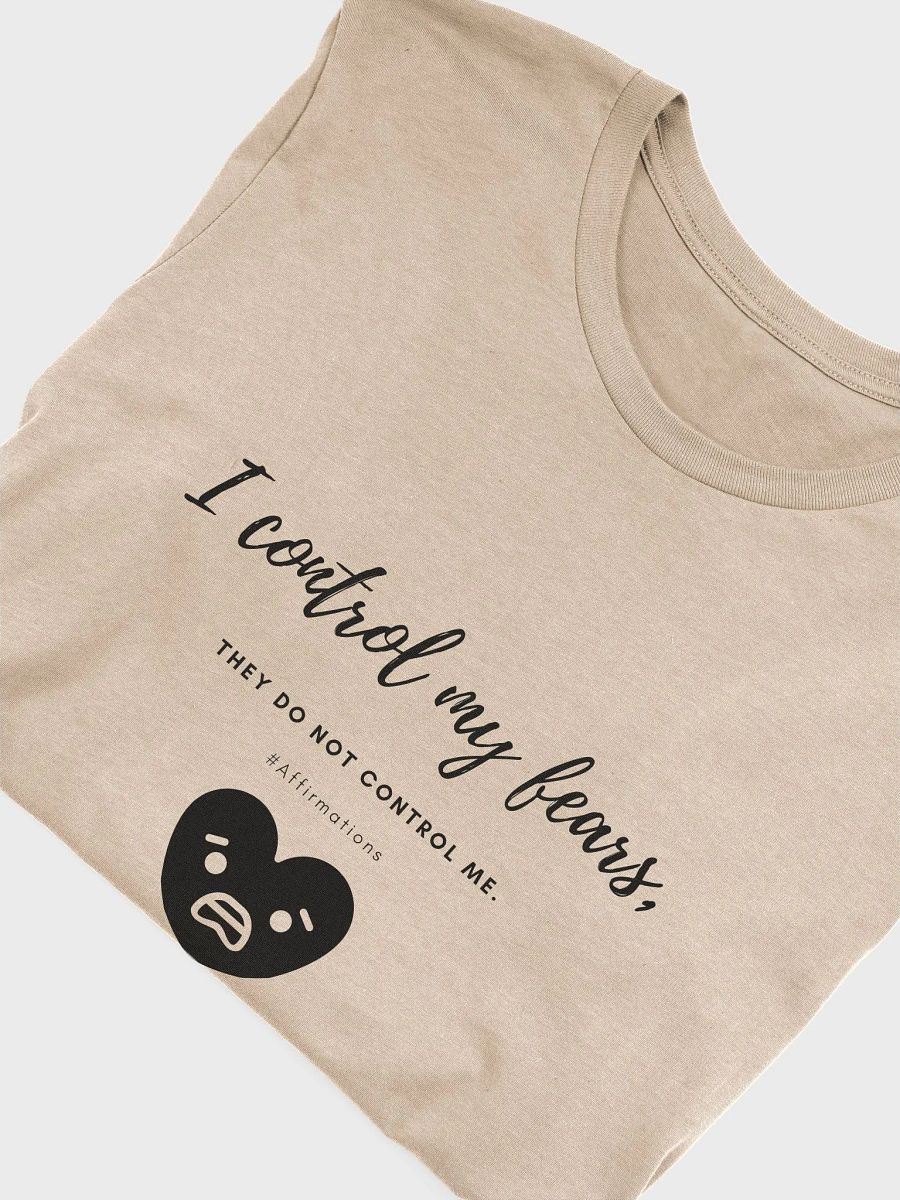 I control my fears Dark Unisex Super soft T-Shirt product image (25)