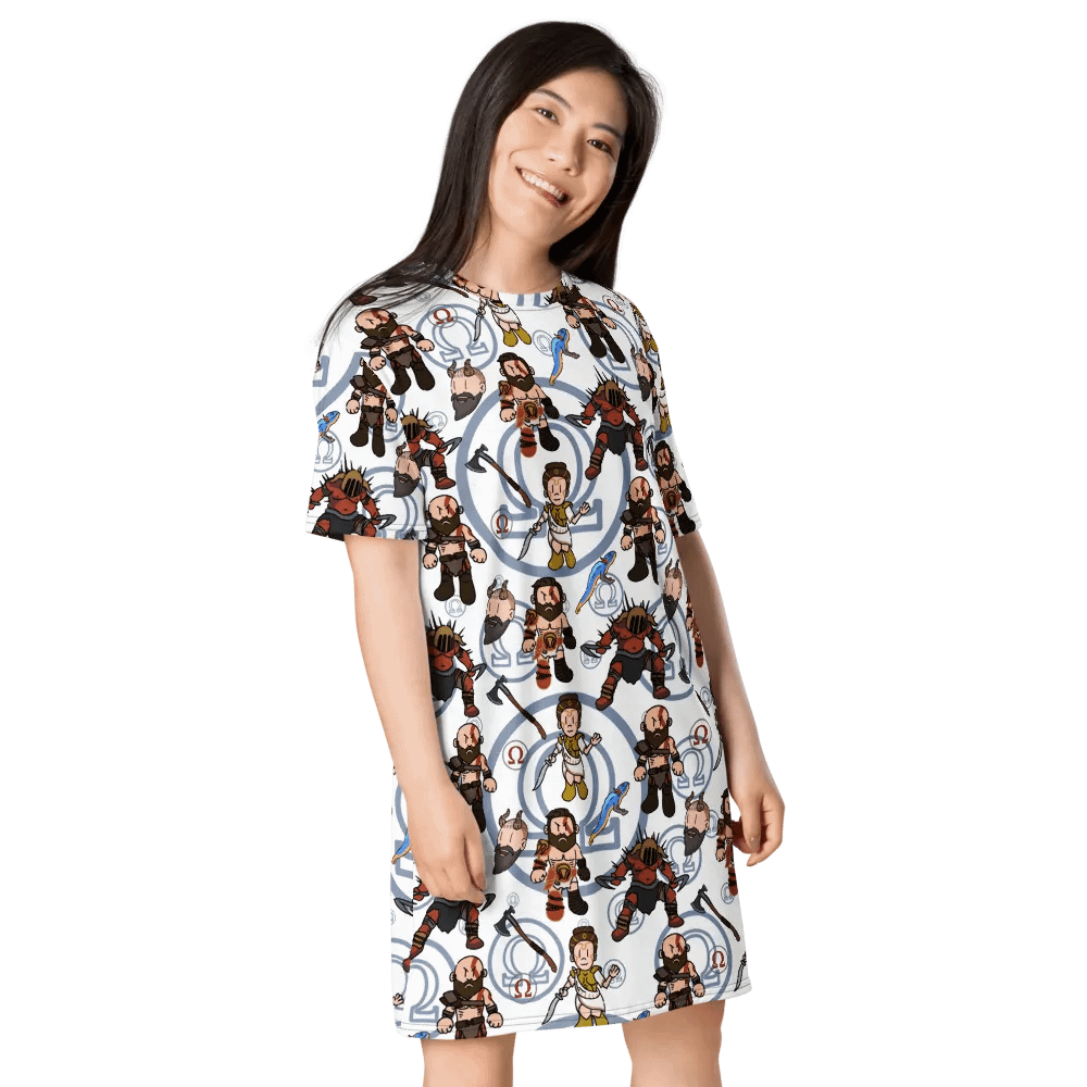 God of War Night Dress (White) product image (8)