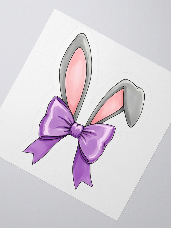 Bunny Bow Bliss Sticker product image (6)